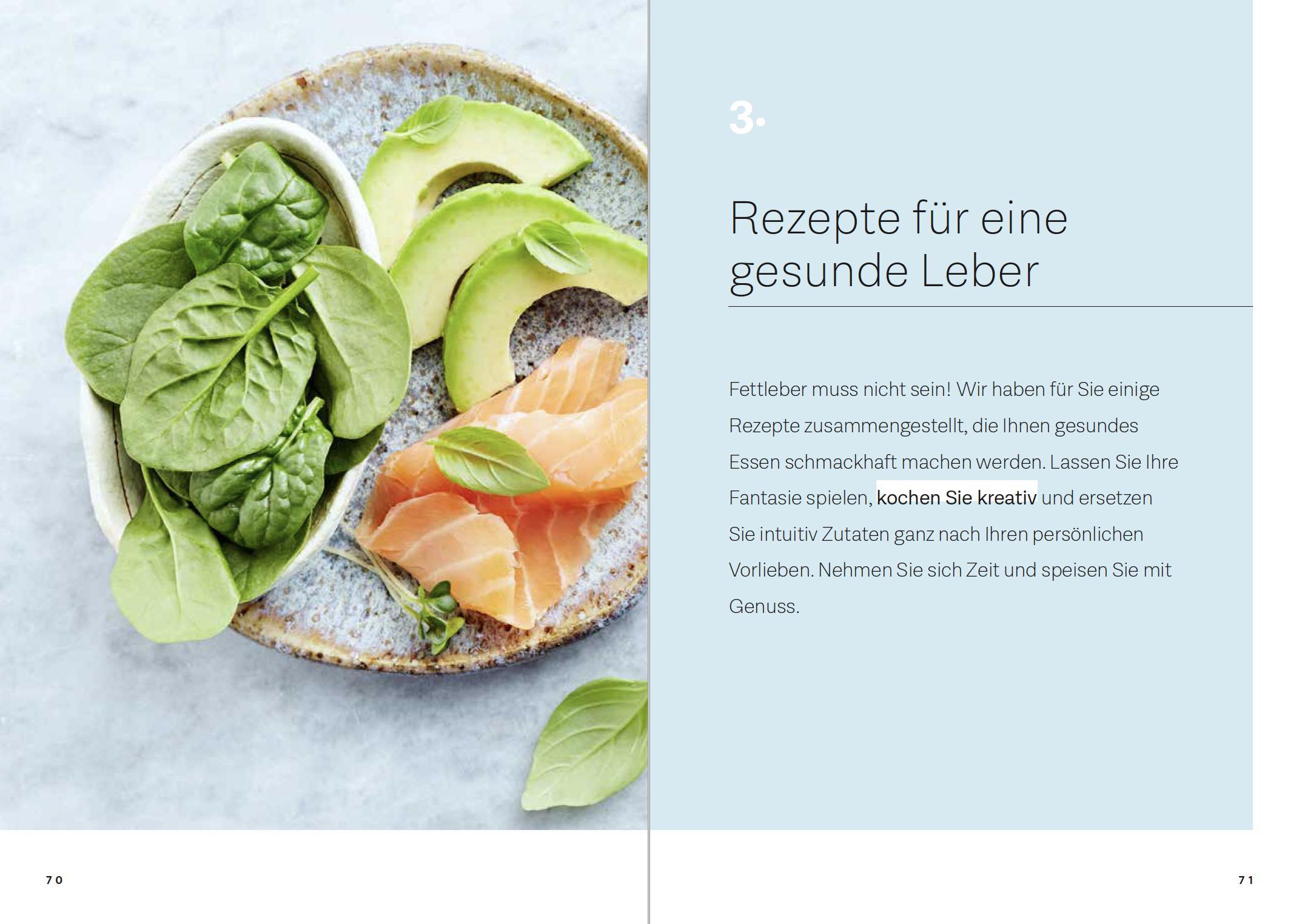 Beispielinhalt (Bild) Eine starke Leber durch richtige Ernährung
