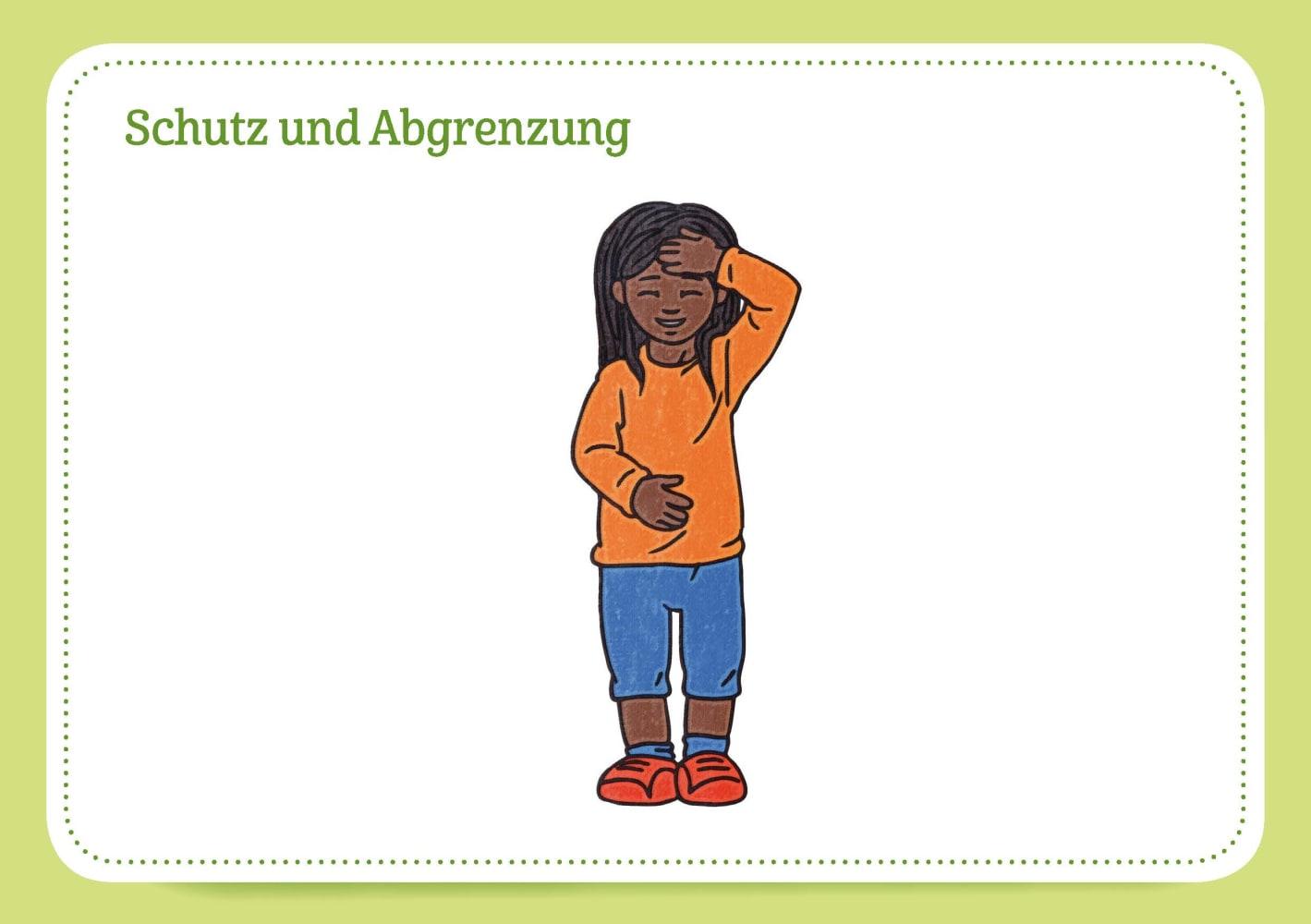 Beispielinhalt (Bild) 30 Kinesiologie-Bildkarten für Kinder
