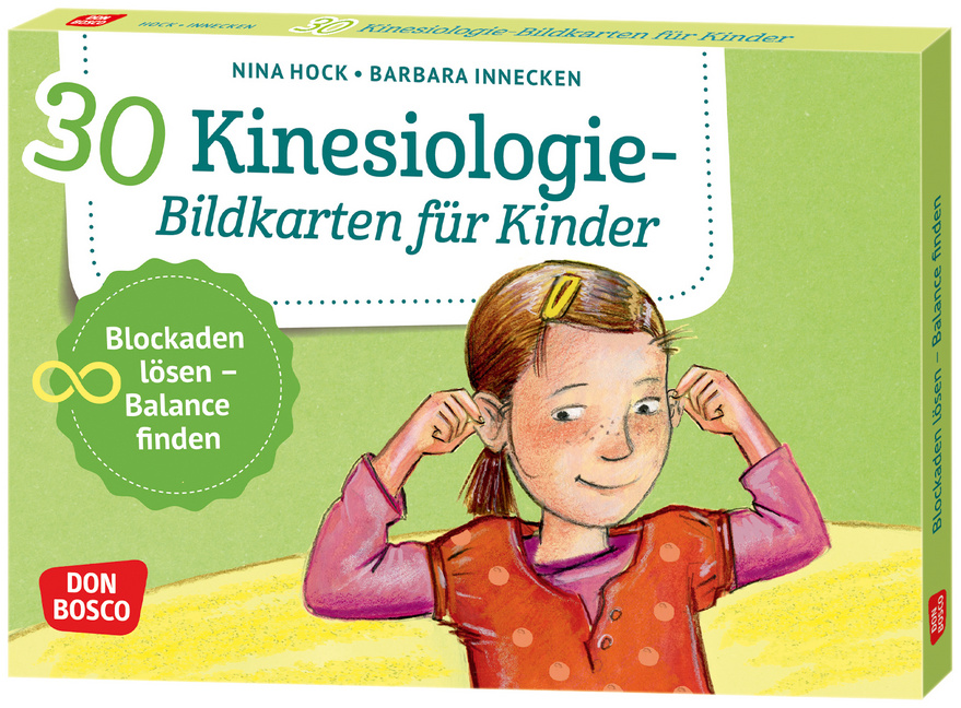 Vorderes Coverbild 30 Kinesiologie-Bildkarten für Kinder