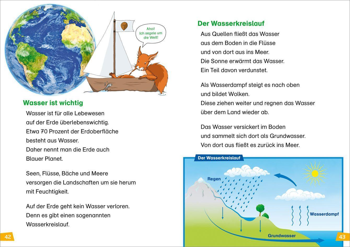 Beispielinhalt (Bild) WAS IST WAS Erstes Lesen Band 4. Natur entdecken