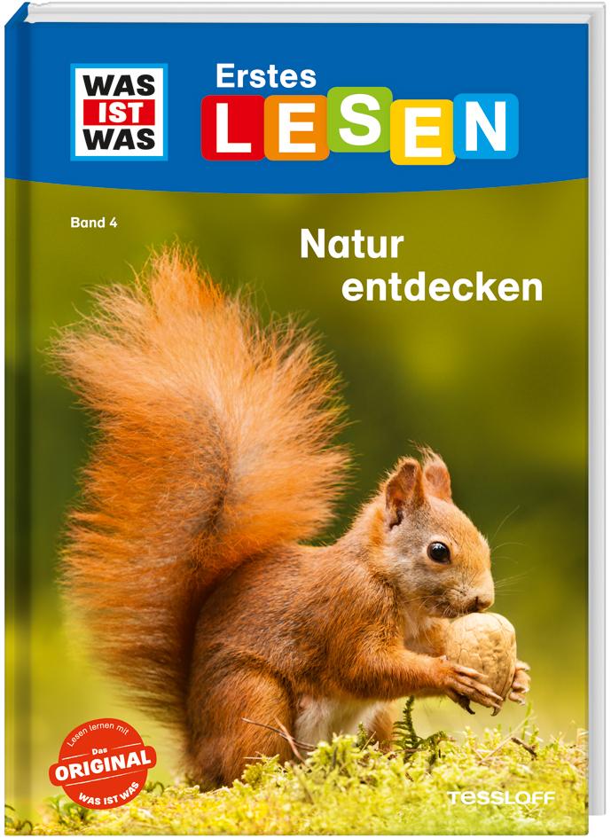Vorderes Coverbild WAS IST WAS Erstes Lesen Band 4. Natur entdecken