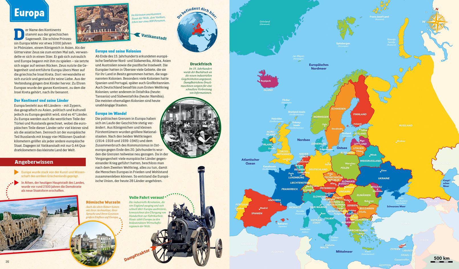 Beispielinhalt (Bild) BOOKii® WAS IST WAS Weltatlas