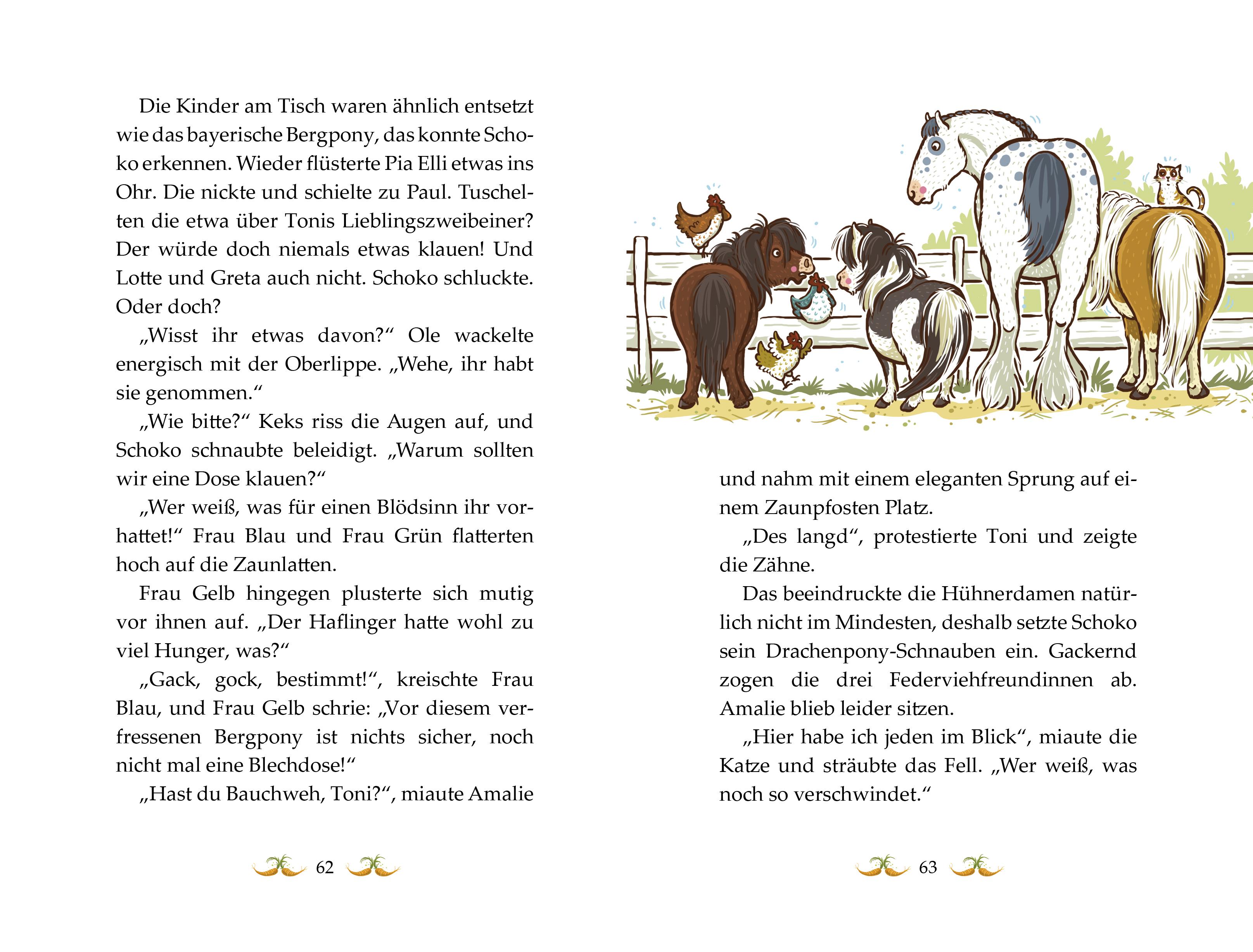 Beispielinhalt (Bild) Die Haferhorde 11 - Eins, zwei, Ponyzei!