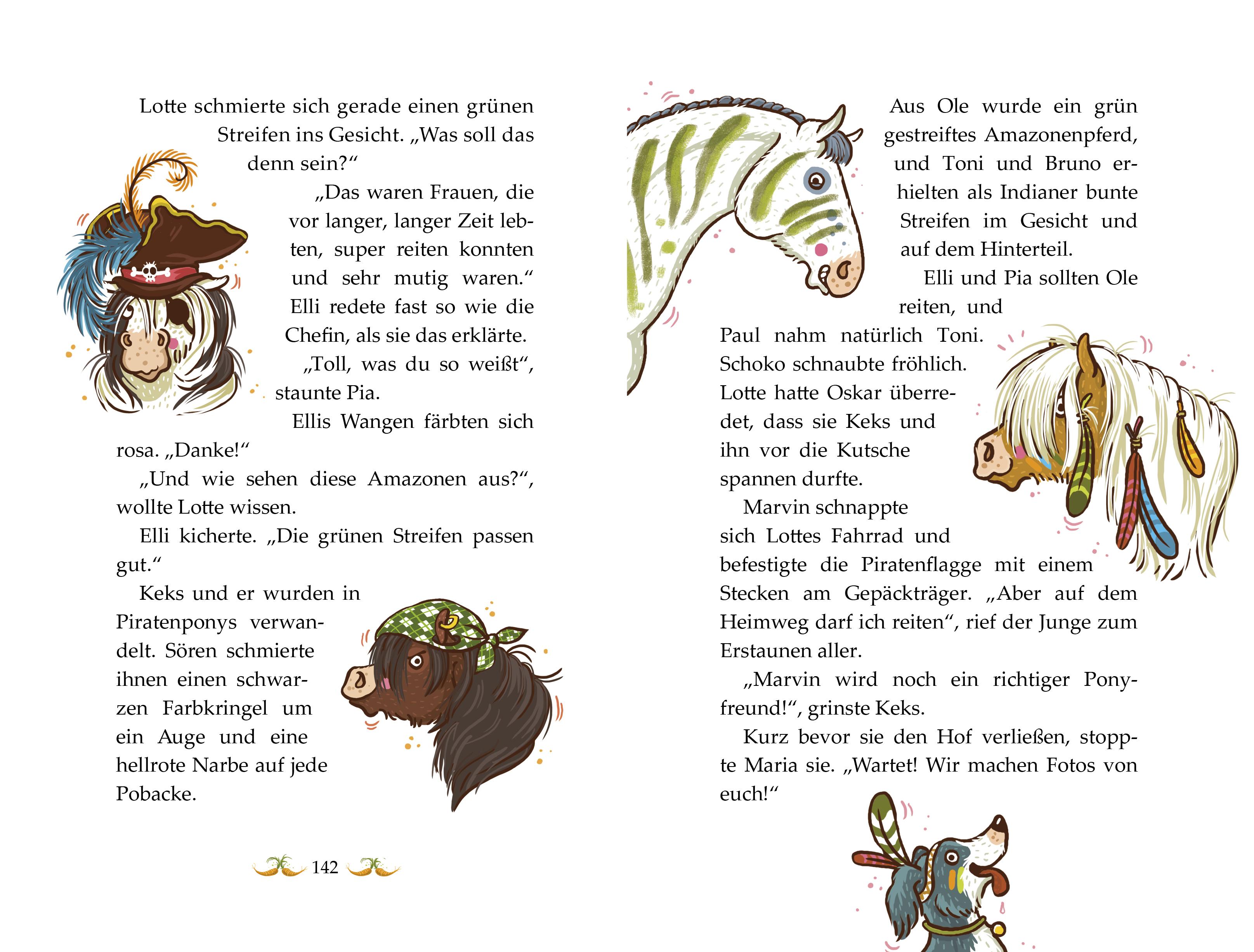 Beispielinhalt (Bild) Die Haferhorde 11 - Eins, zwei, Ponyzei!
