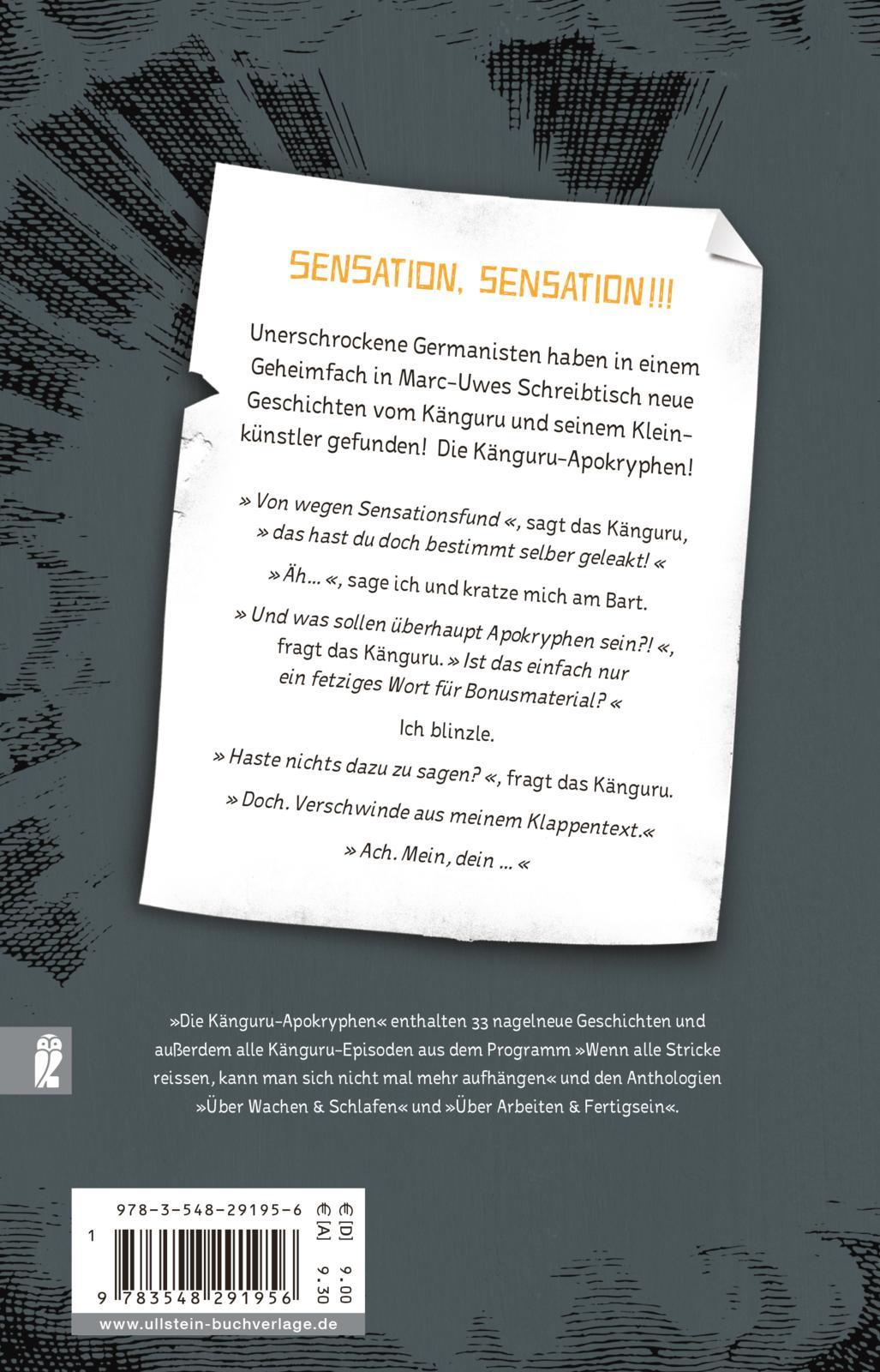 Rückseitencover Die Känguru-Apokryphen