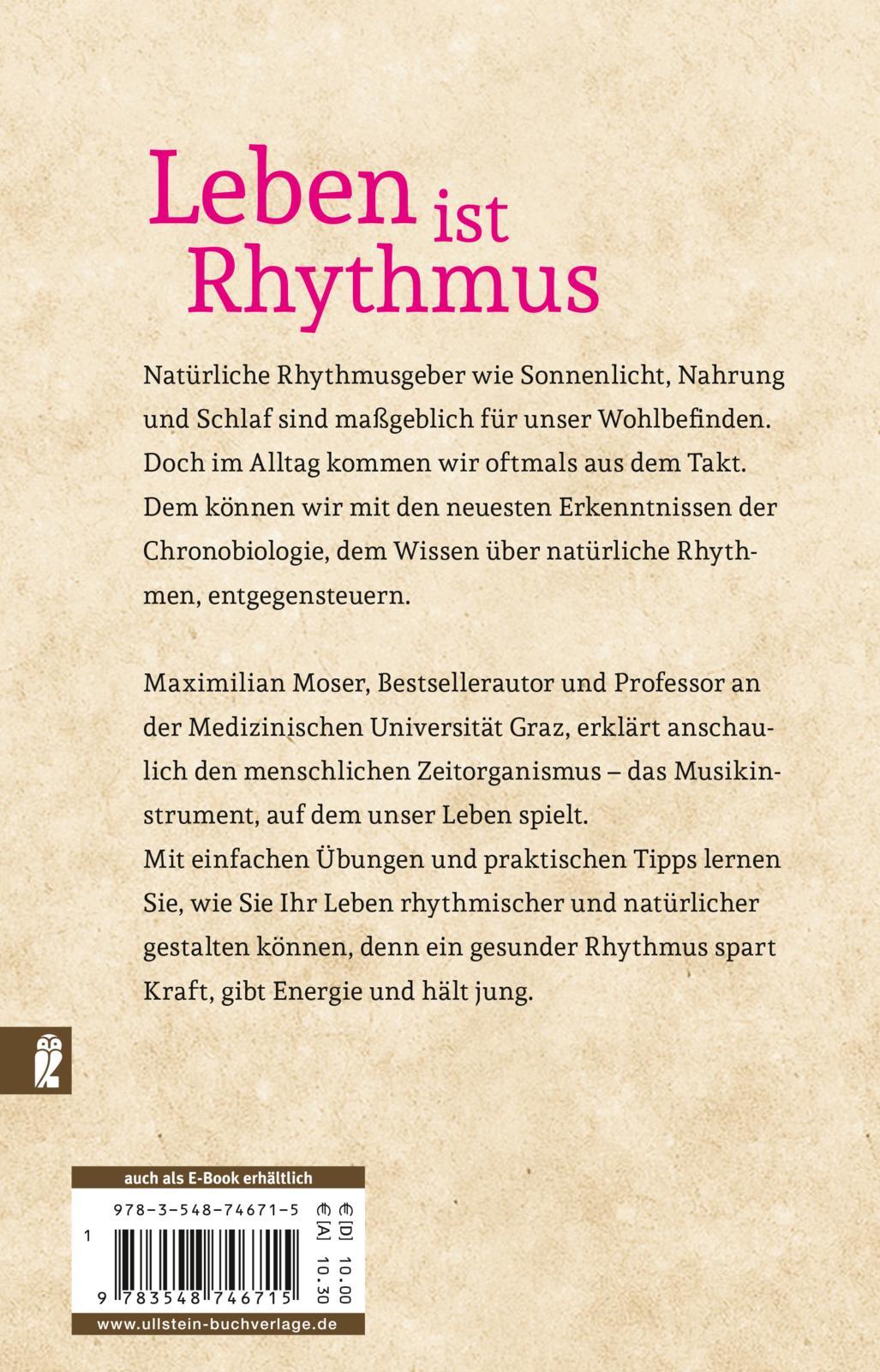 Rückseitencover Vom richtigen Umgang mit der Zeit