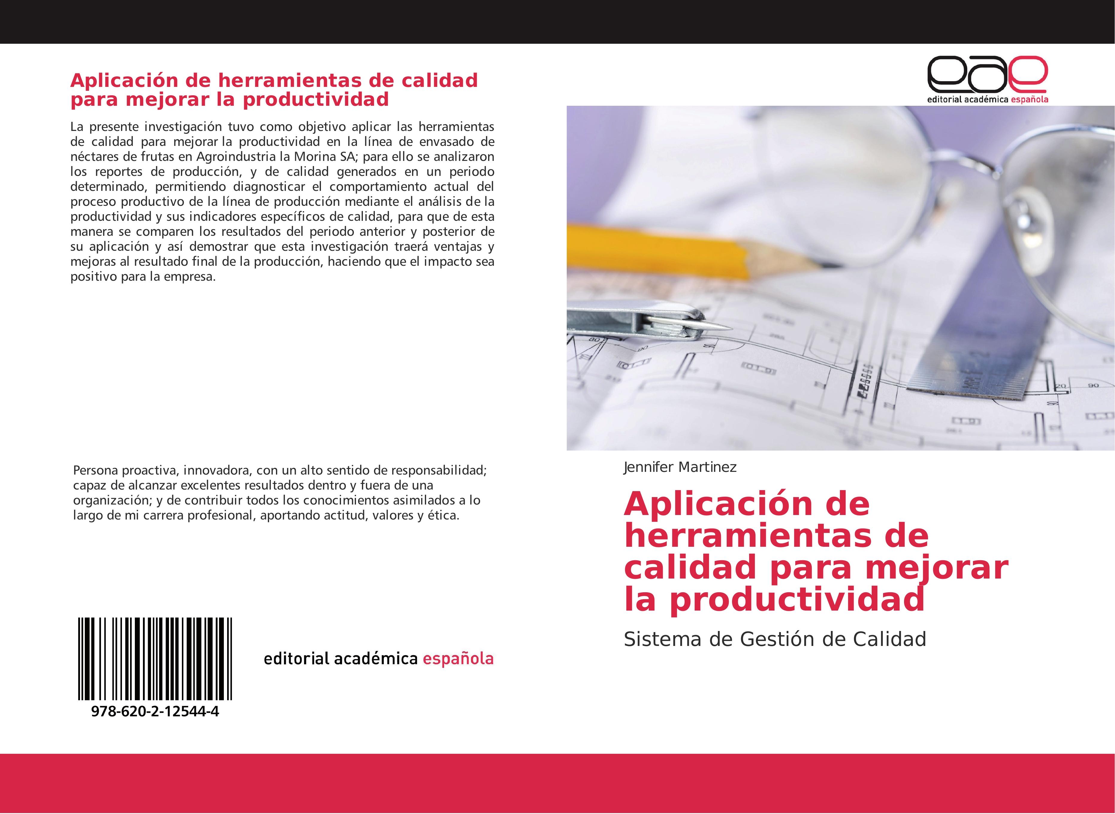 Vorderes Coverbild Aplicación de herramientas de calidad para mejorar la productividad