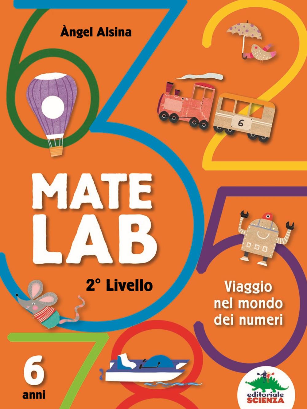 Vorderes Coverbild Mate Lab 2º livello. Viaggio nel mondo dei numeri