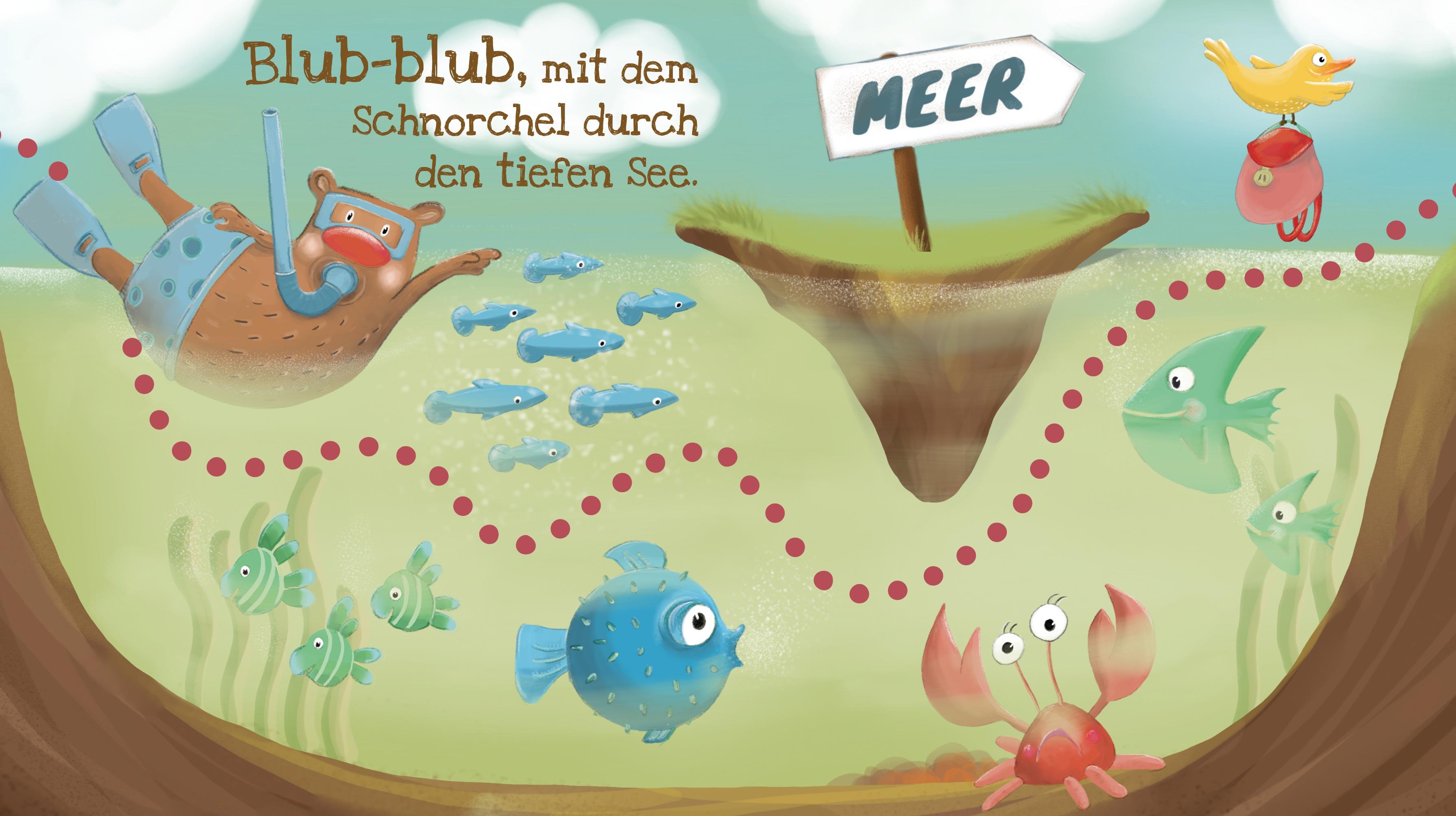 Beispielinhalt (Bild) Lasse Bär will ans Meer