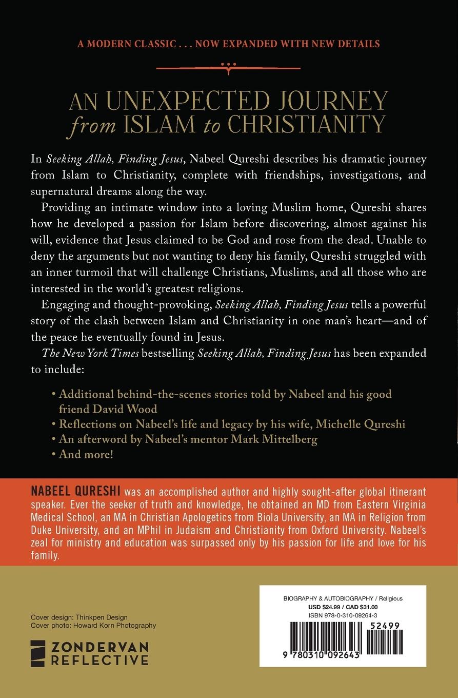 Rückseitencover Seeking Allah, Finding Jesus