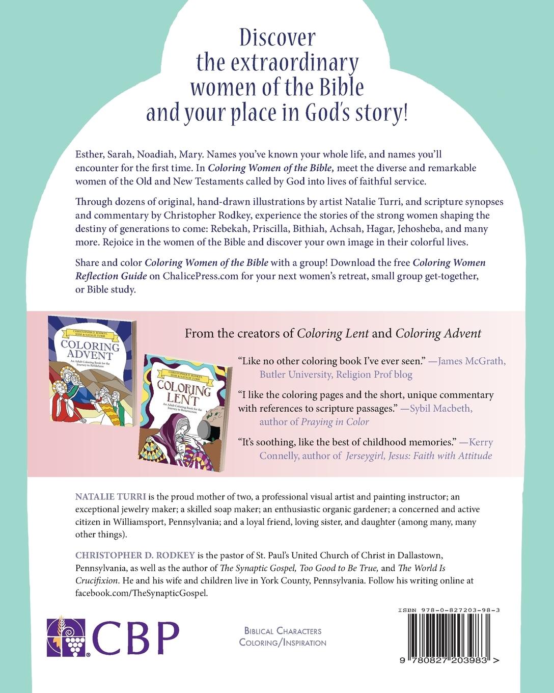 Rückseitencover Coloring Women of the Bible