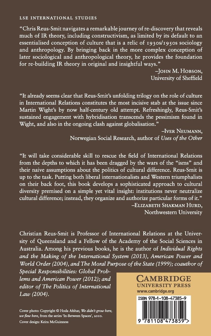 Rückseitencover On Cultural Diversity