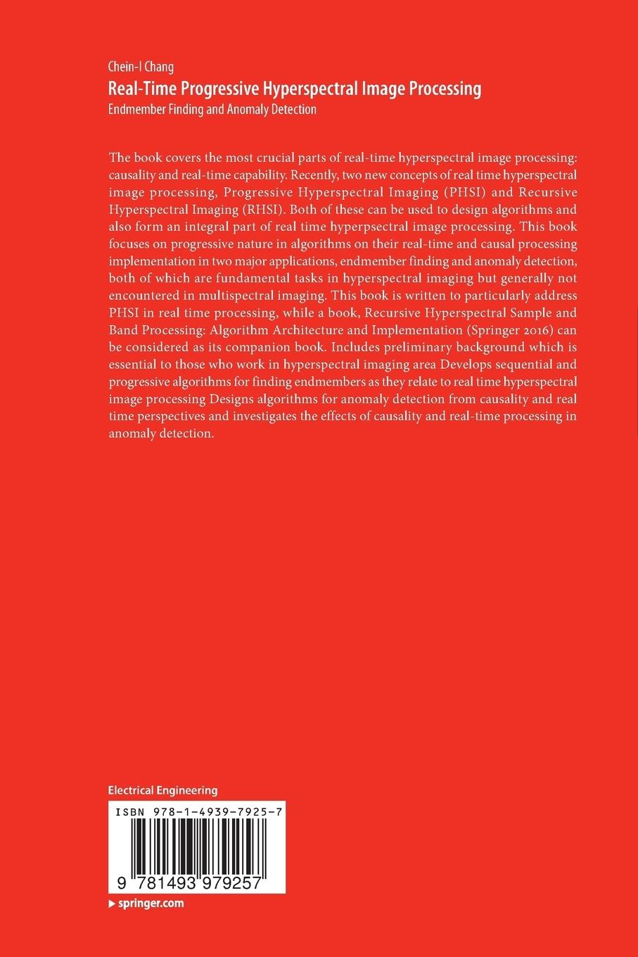 Rückseitencover Real-Time Progressive Hyperspectral Image Processing