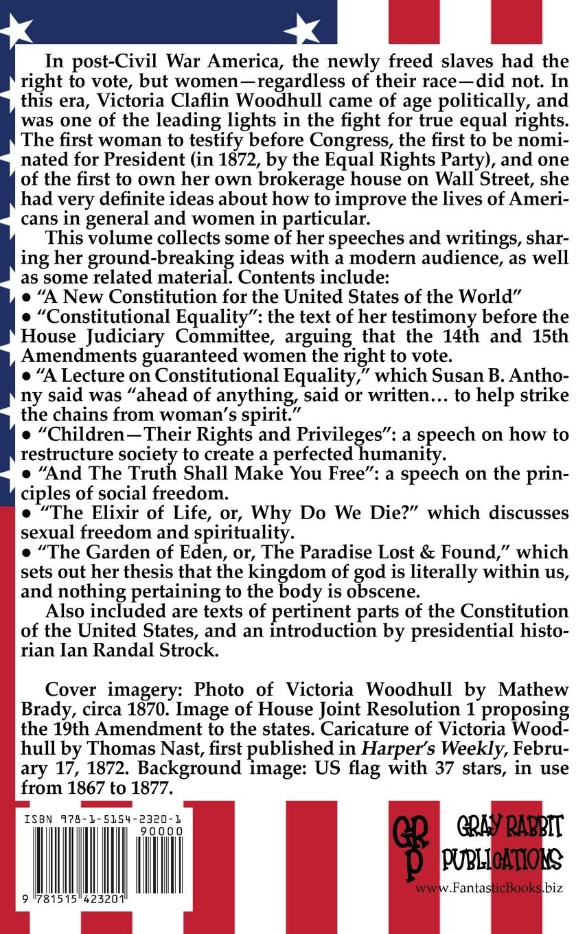 Rückseitencover Victoria C. Woodhull