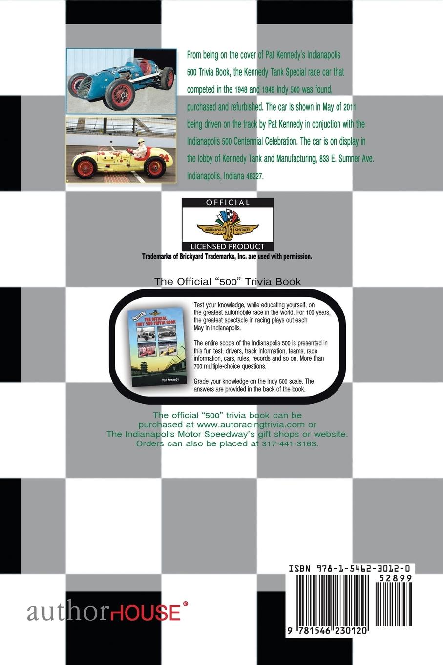 Rückseitencover Indy 500 Recaps