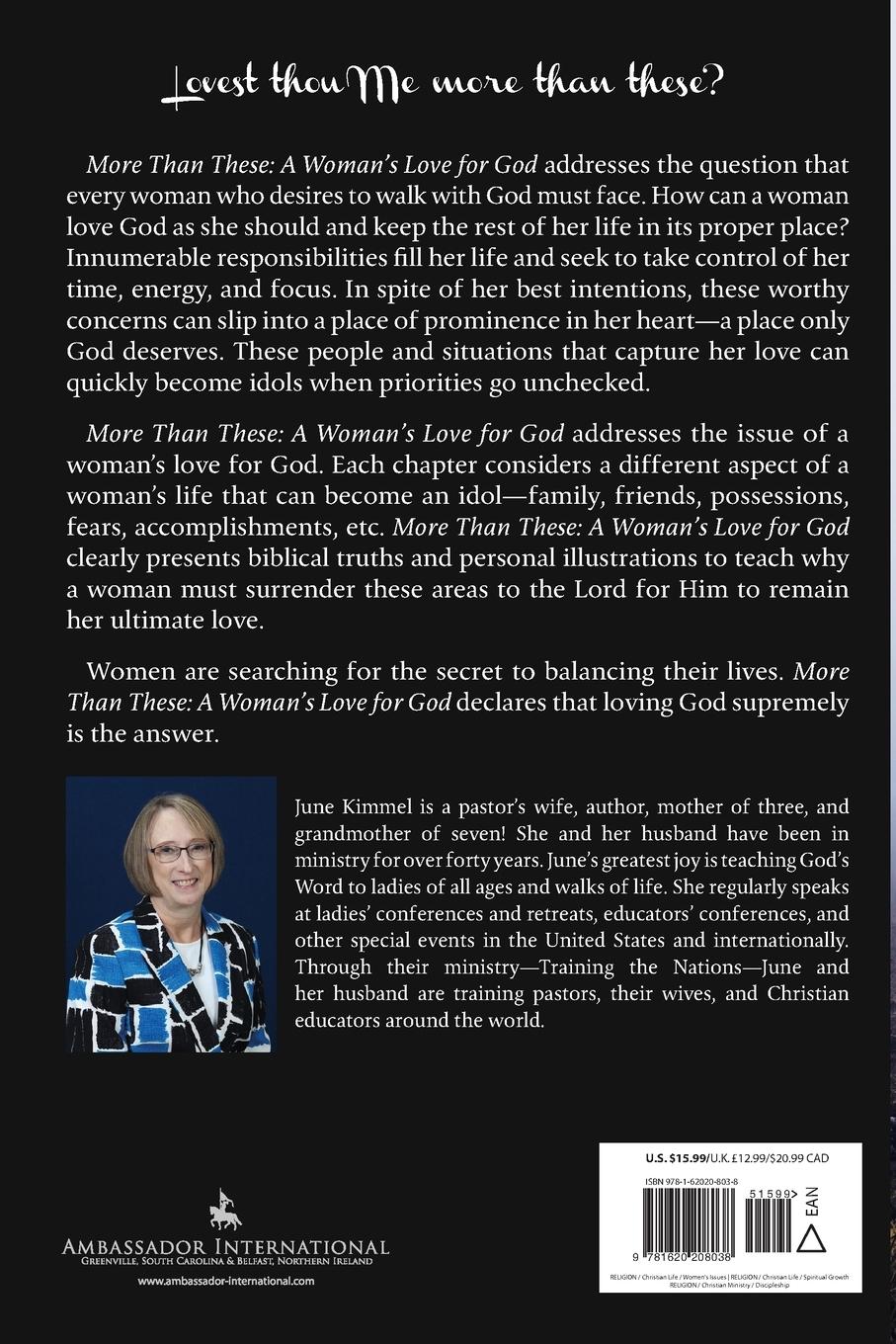 Rückseitencover More Than These