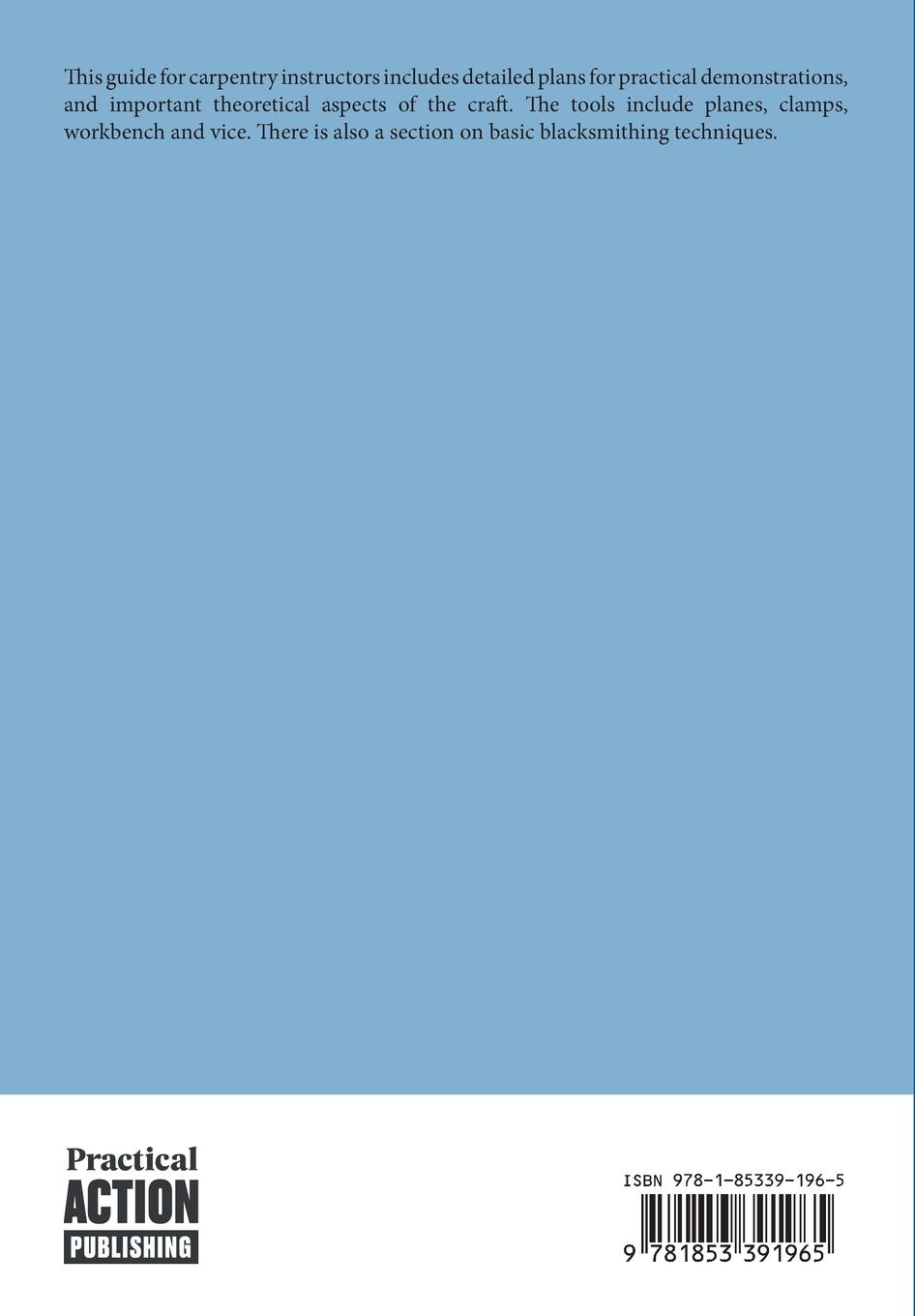 Rückseitencover Carpentry Toolmaking