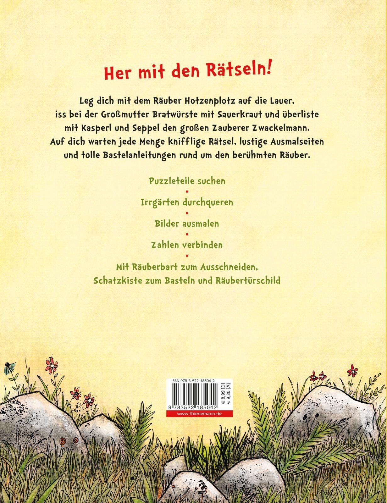 Rückseitencover Mein großes Räuber Hotzenplotz-Rätselbuch