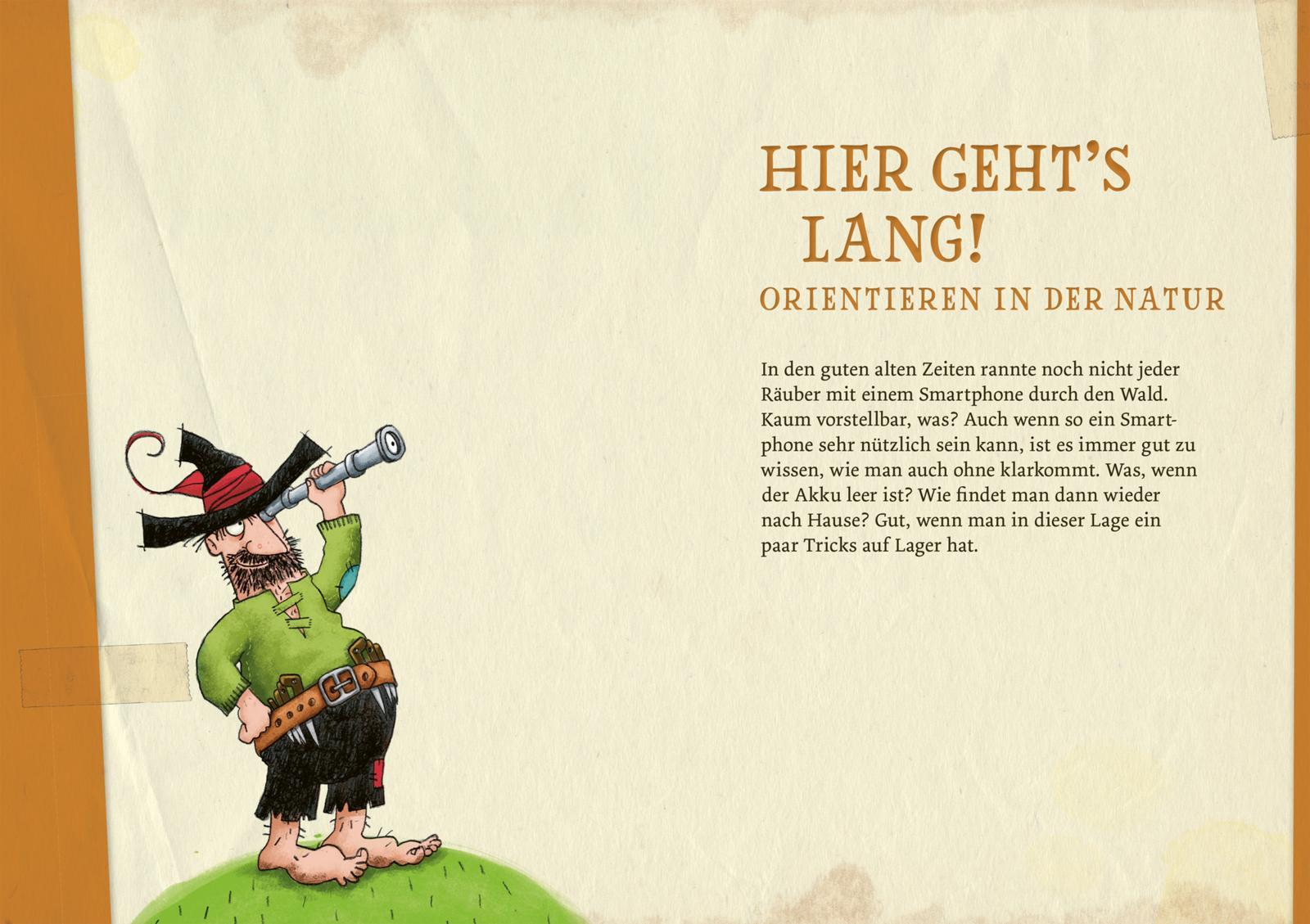 Beispielinhalt (Bild) Das streng geheime Räuberhandbuch
