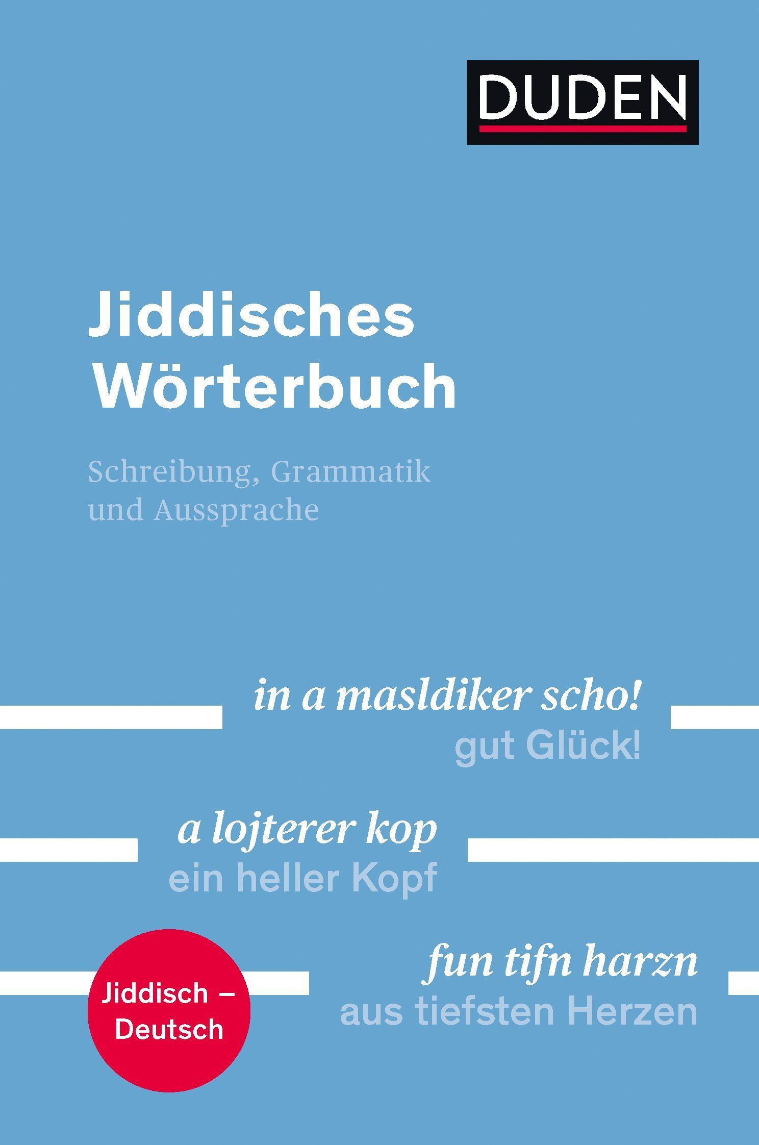 Vorderes Coverbild Duden - Jiddisches Wörterbuch