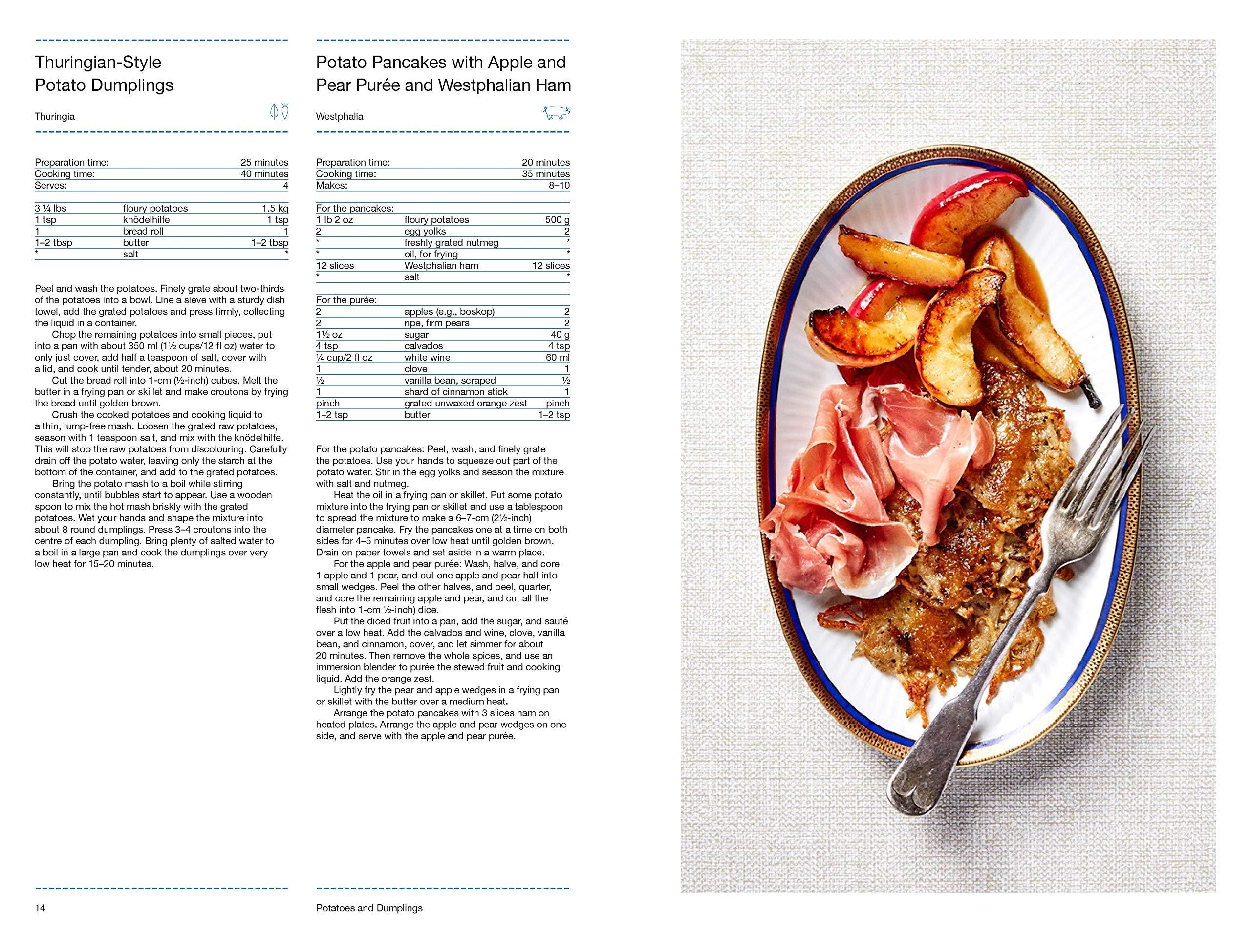 Beispielinhalt (Bild) The German Cookbook