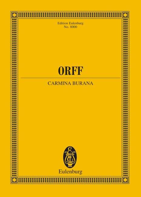 Vorderes Coverbild Carmina Burana