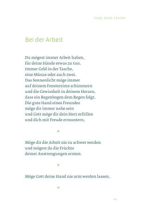 Beispielinhalt (Bild) Irische Segensgebete