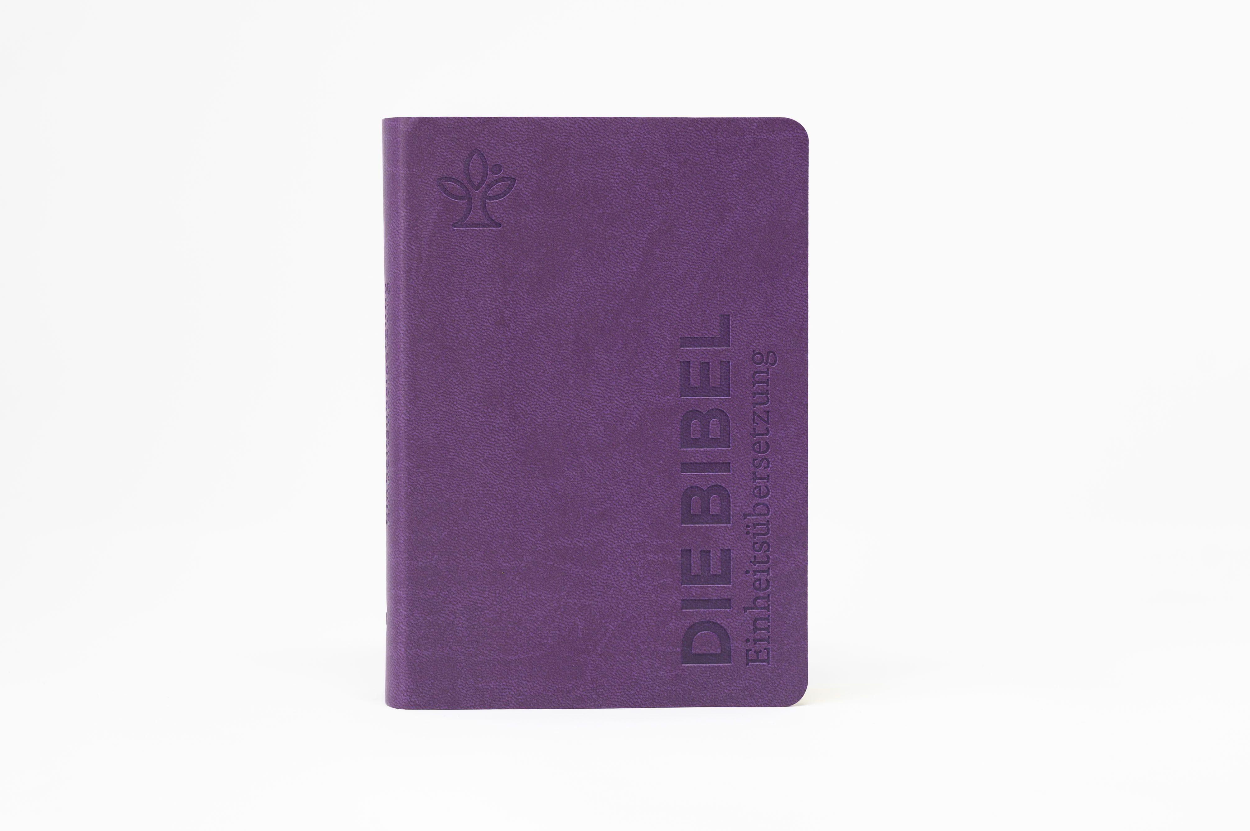 Beispielinhalt (Bild) Die Bibel. Senfkorn, Handschmeichler lila