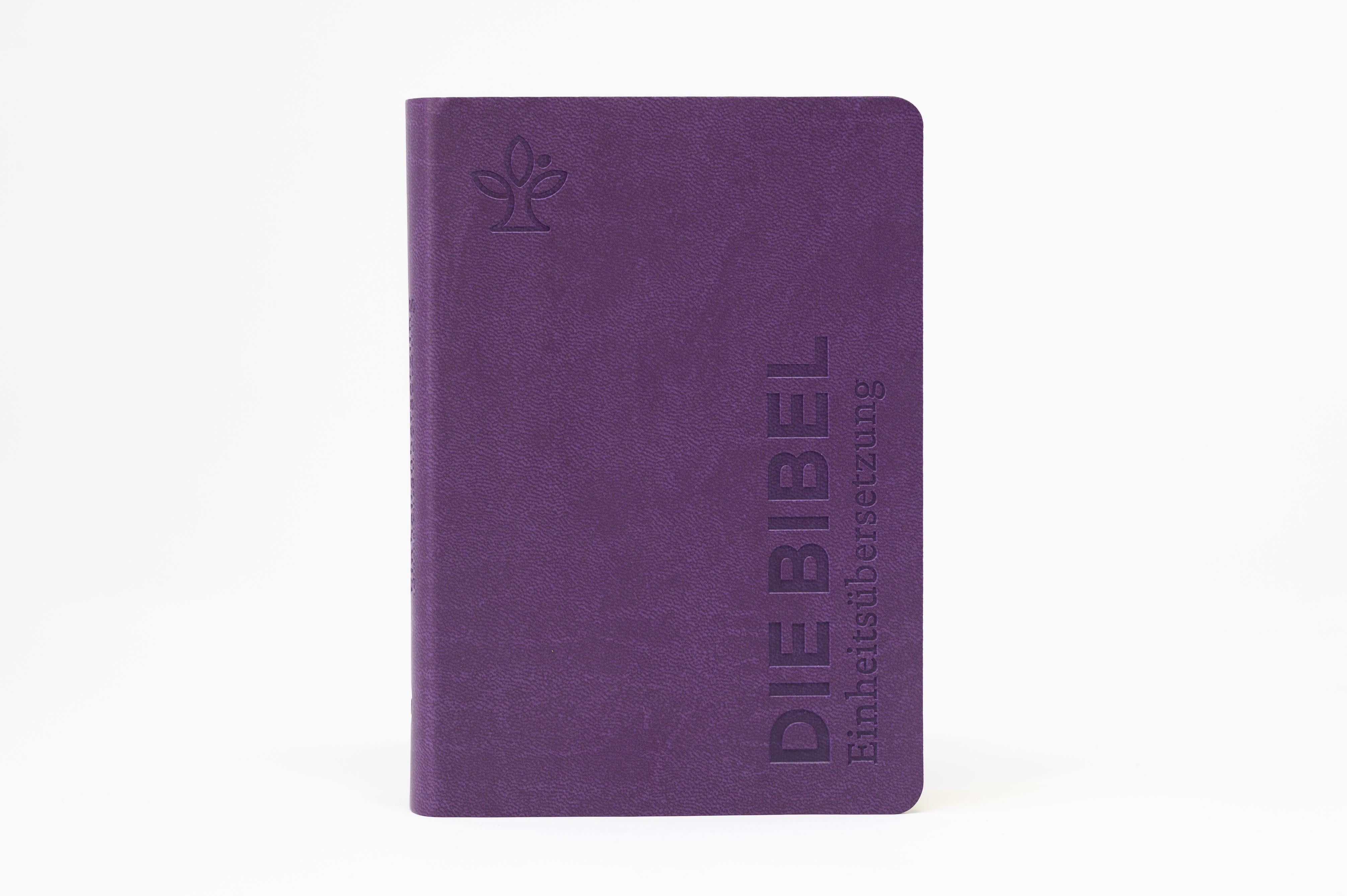 Beispielinhalt (Bild) Die Bibel. Senfkorn, Handschmeichler lila
