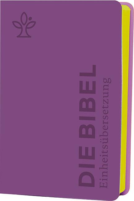 Vorderes Coverbild Die Bibel. Senfkorn, Handschmeichler lila