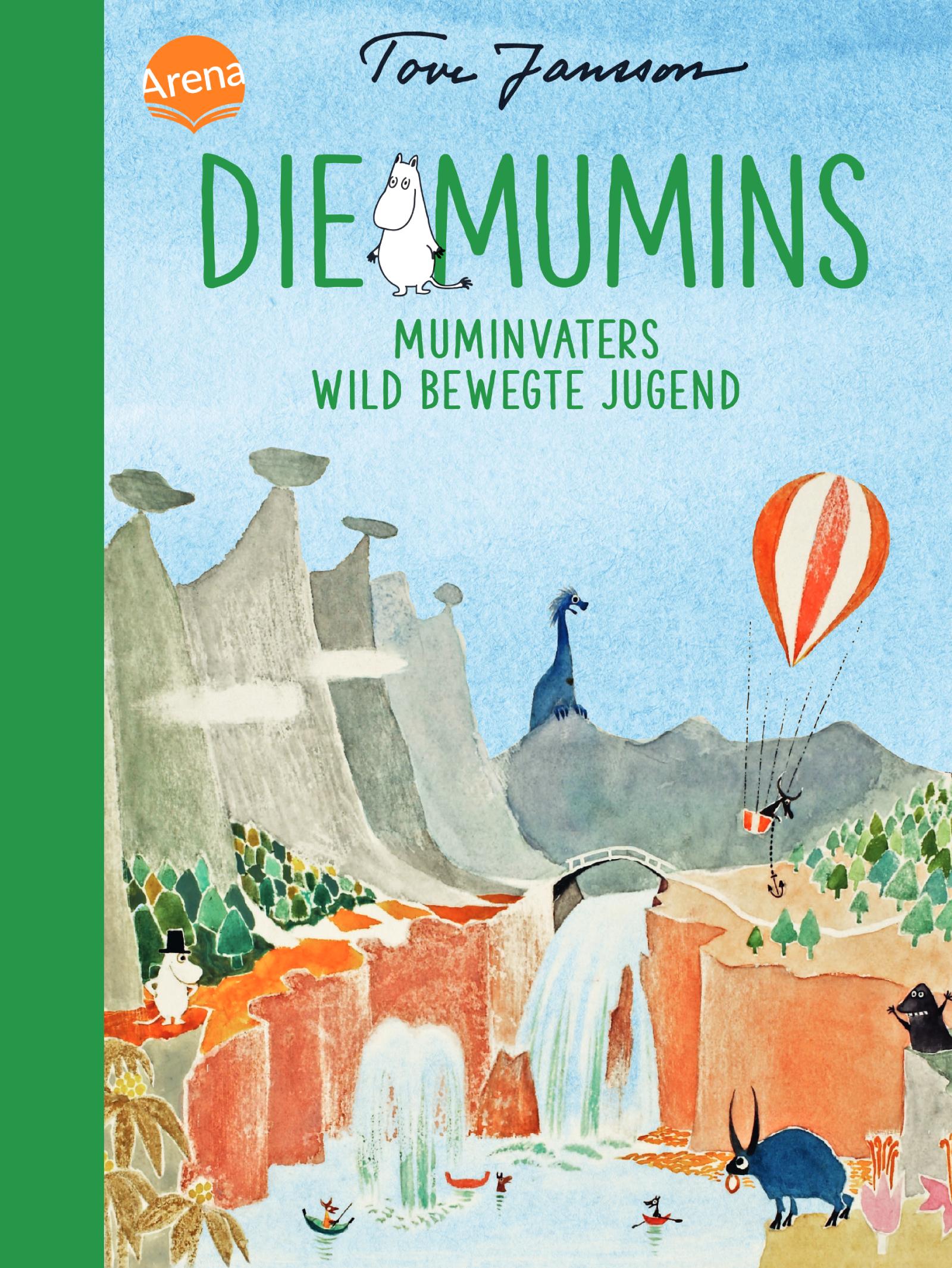 Vorderes Coverbild Die Mumins. Muminvaters wild bewegte Jugend