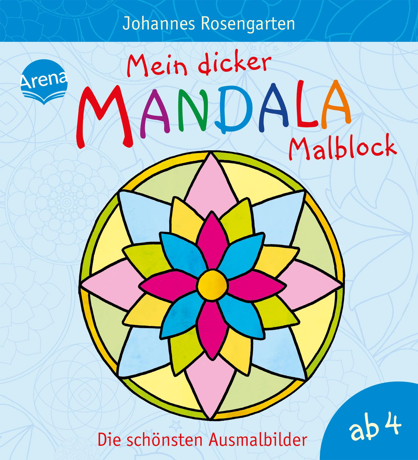 Vorderes Coverbild Mein dicker Mandala-Malblock