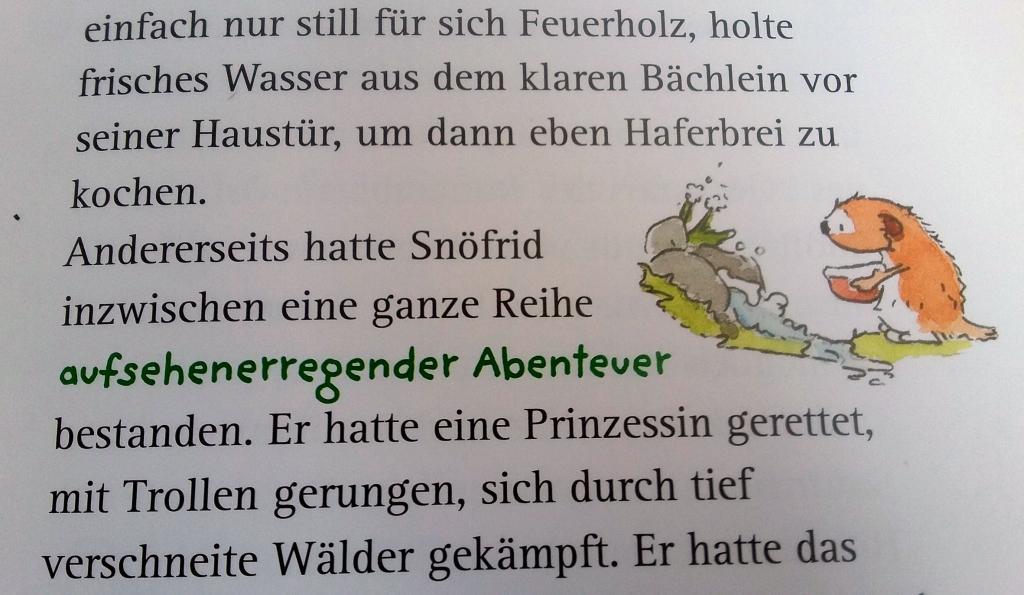 Beispielinhalt (Bild) Snöfrid aus dem Wiesental