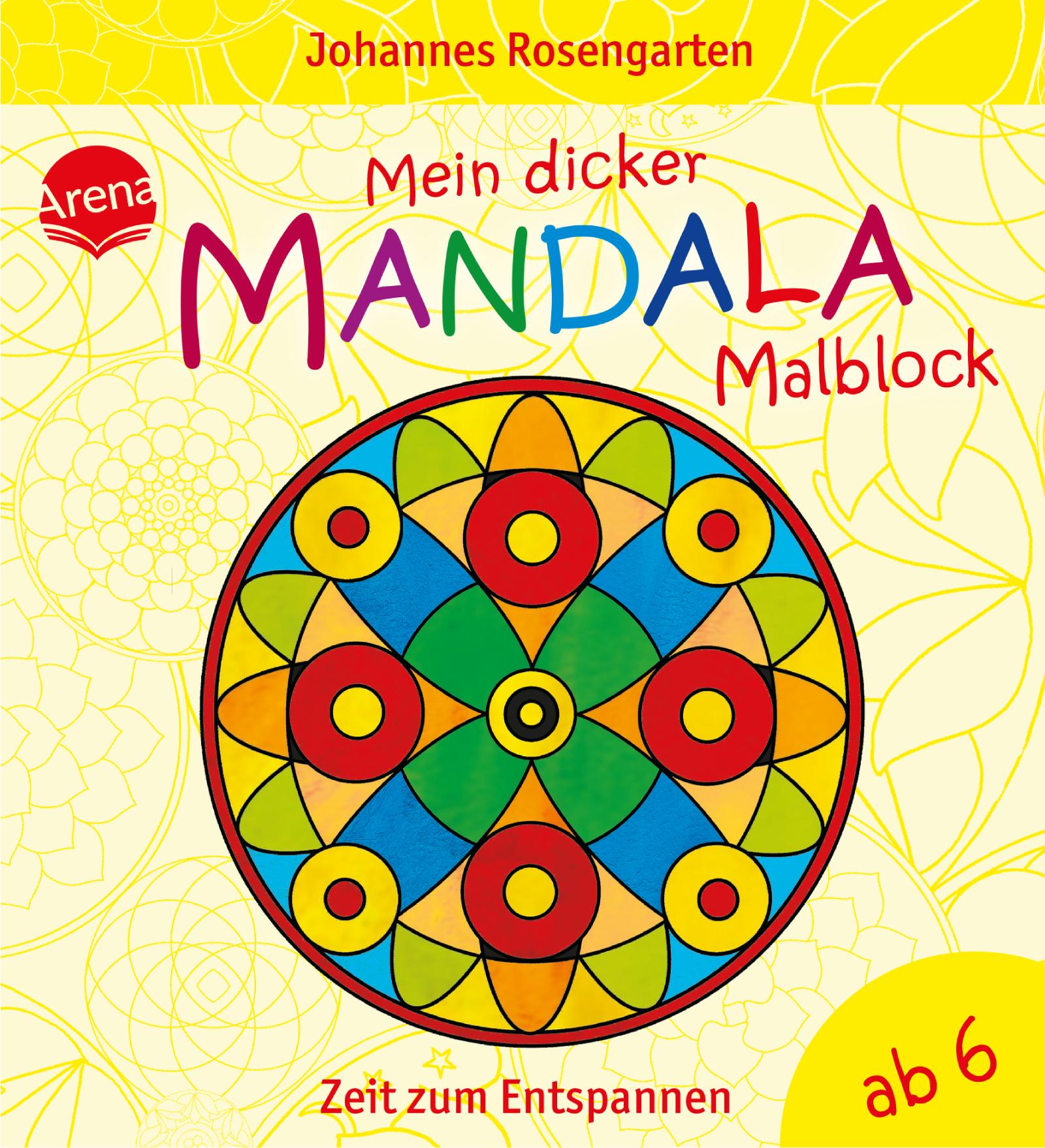 Vorderes Coverbild Mein dicker Mandala-Malblock