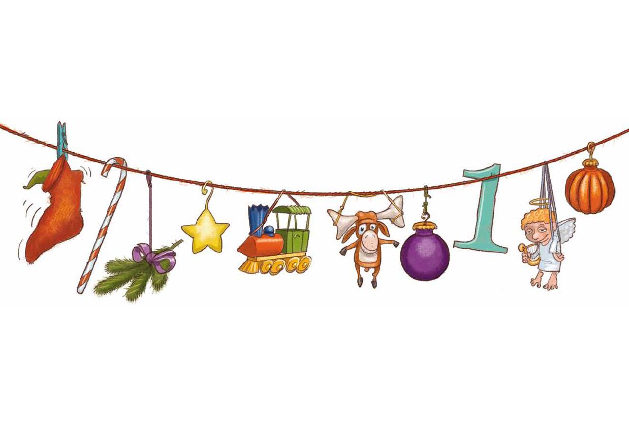 Beispielinhalt (Bild) Drei Weihnachtsdetektive auf heißer Spur