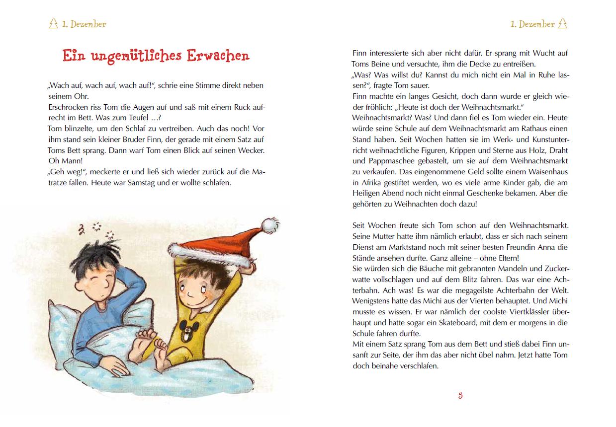 Beispielinhalt (Bild) Drei Weihnachtsdetektive auf heißer Spur