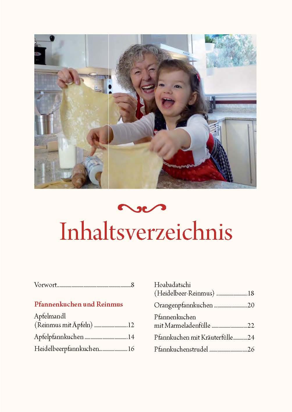 Beispielinhalt (Bild) Bayerische Mehlspeisen