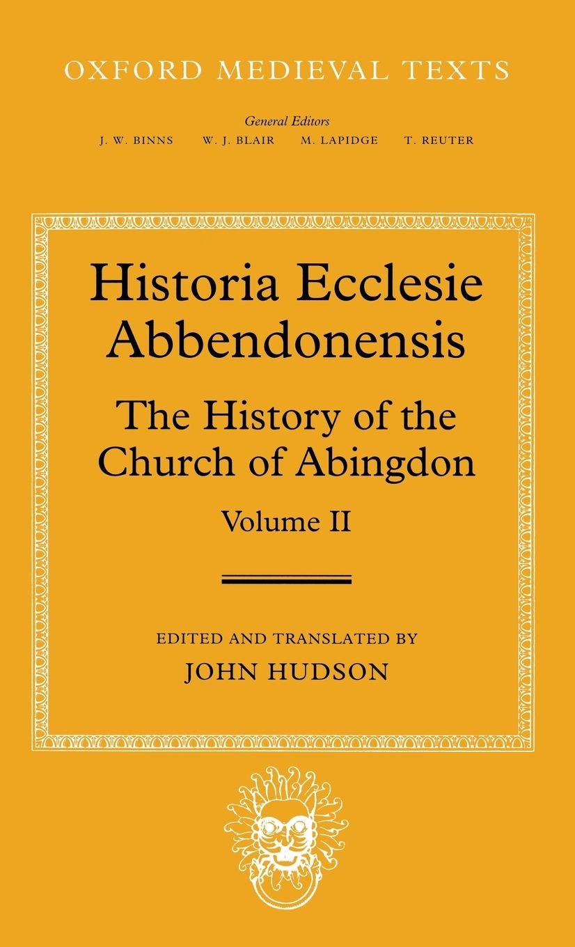 Vorderes Coverbild HISTORIA ECCLESIE ABBENDONEN V2 OMT C