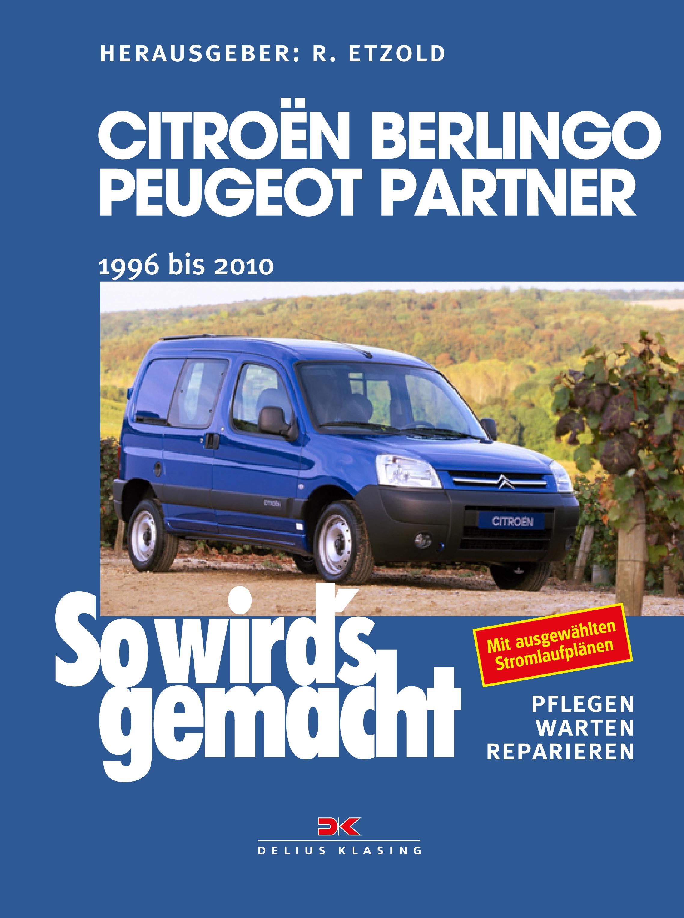 Vorderes Coverbild Citroën Berlingo & Peugeot Partner von 1996 bis 2010