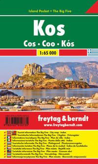 Vorderes Coverbild Kos 1 : 65 000. Island Pocket + The Big Five