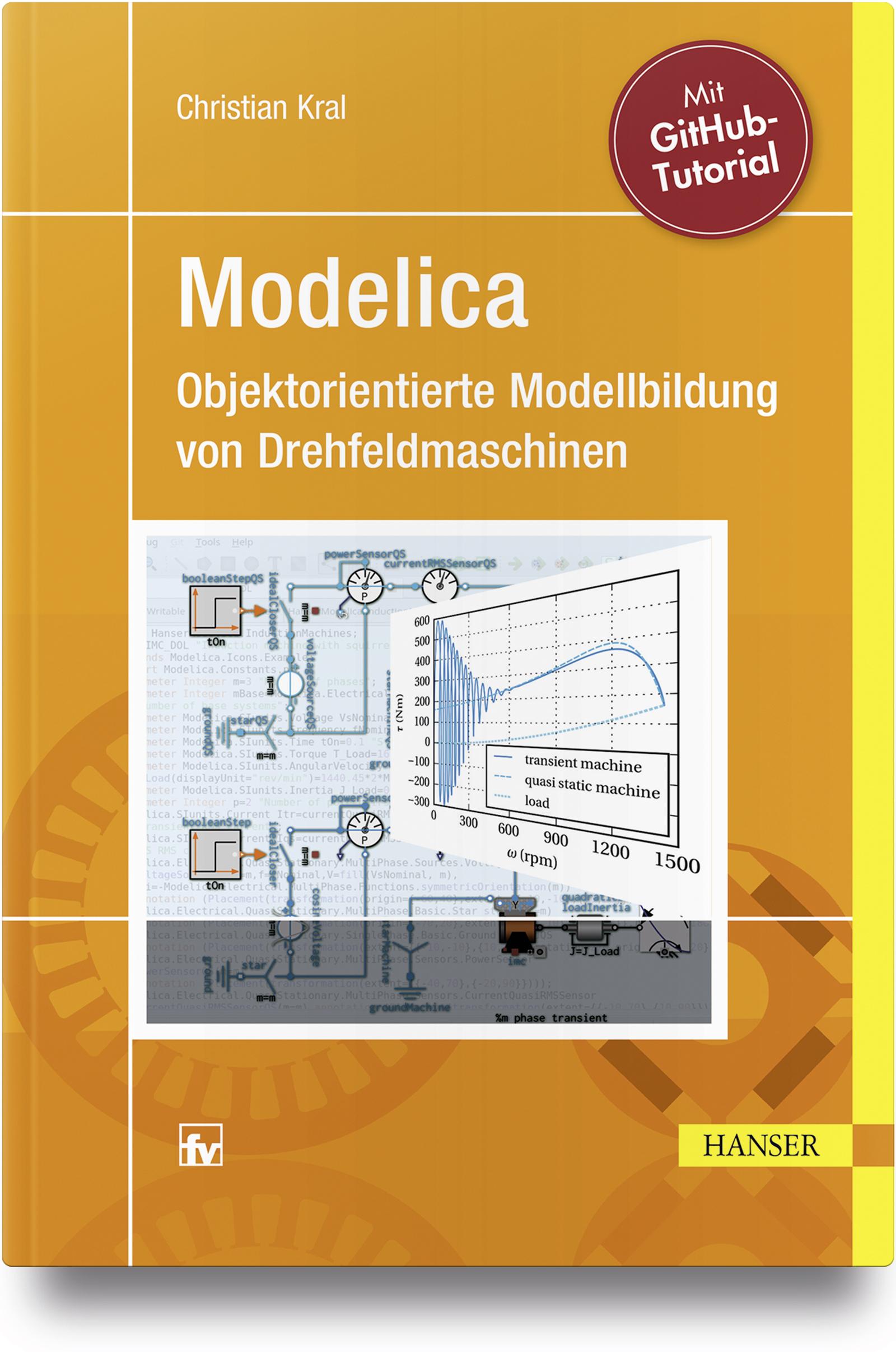 Vorderes Coverbild Modelica - Objektorientierte Modellbildung von Drehfeldmaschinen
