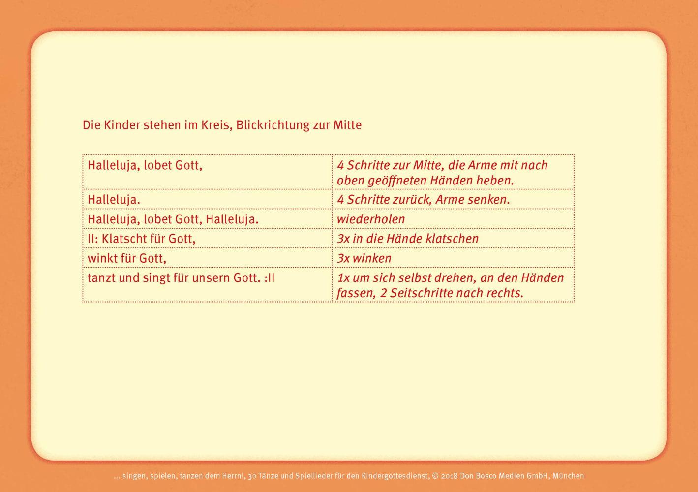 Beispielinhalt (Bild) ... singen, spielen, tanzen dem Herrn!