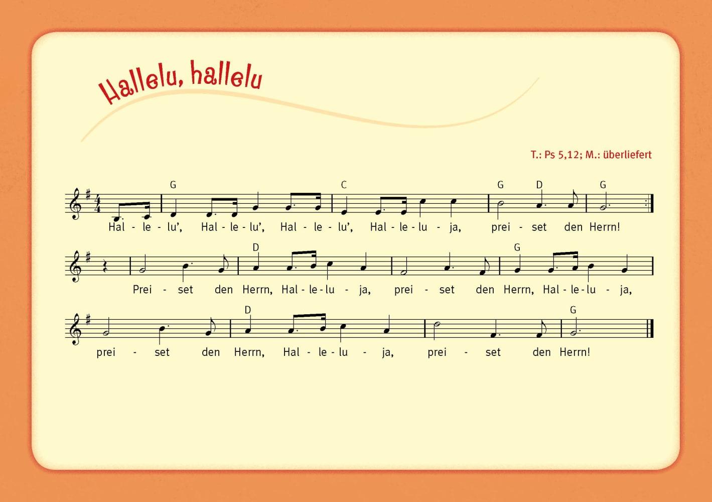 Beispielinhalt (Bild) ... singen, spielen, tanzen dem Herrn!