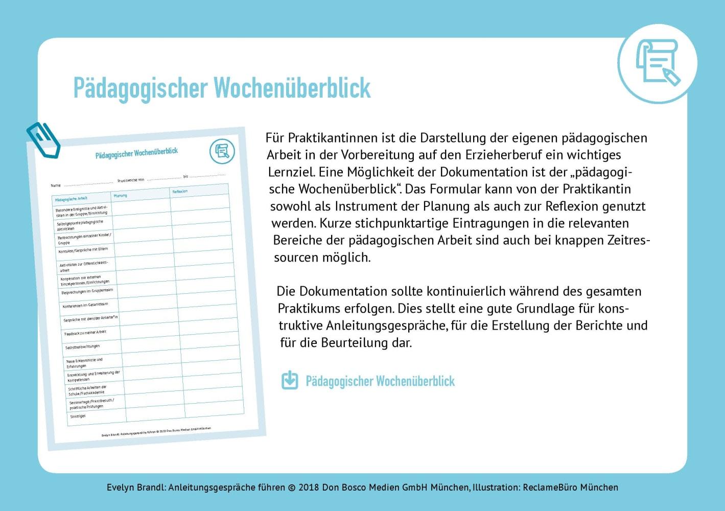 Beispielinhalt (Bild) Anleitungsgespräche führen