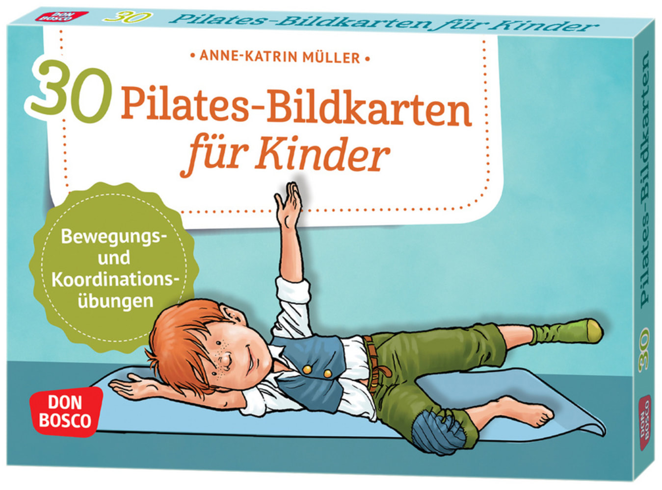 Vorderes Coverbild 30 Pilates-Bildkarten für Kinder