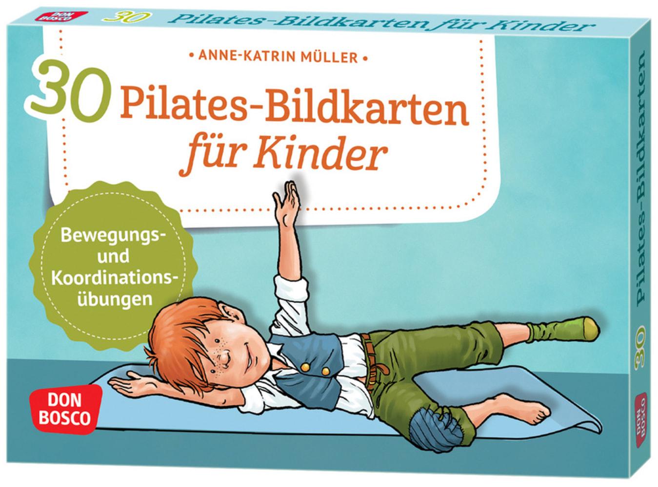 Vorderes Coverbild 30 Pilates-Bildkarten für Kinder