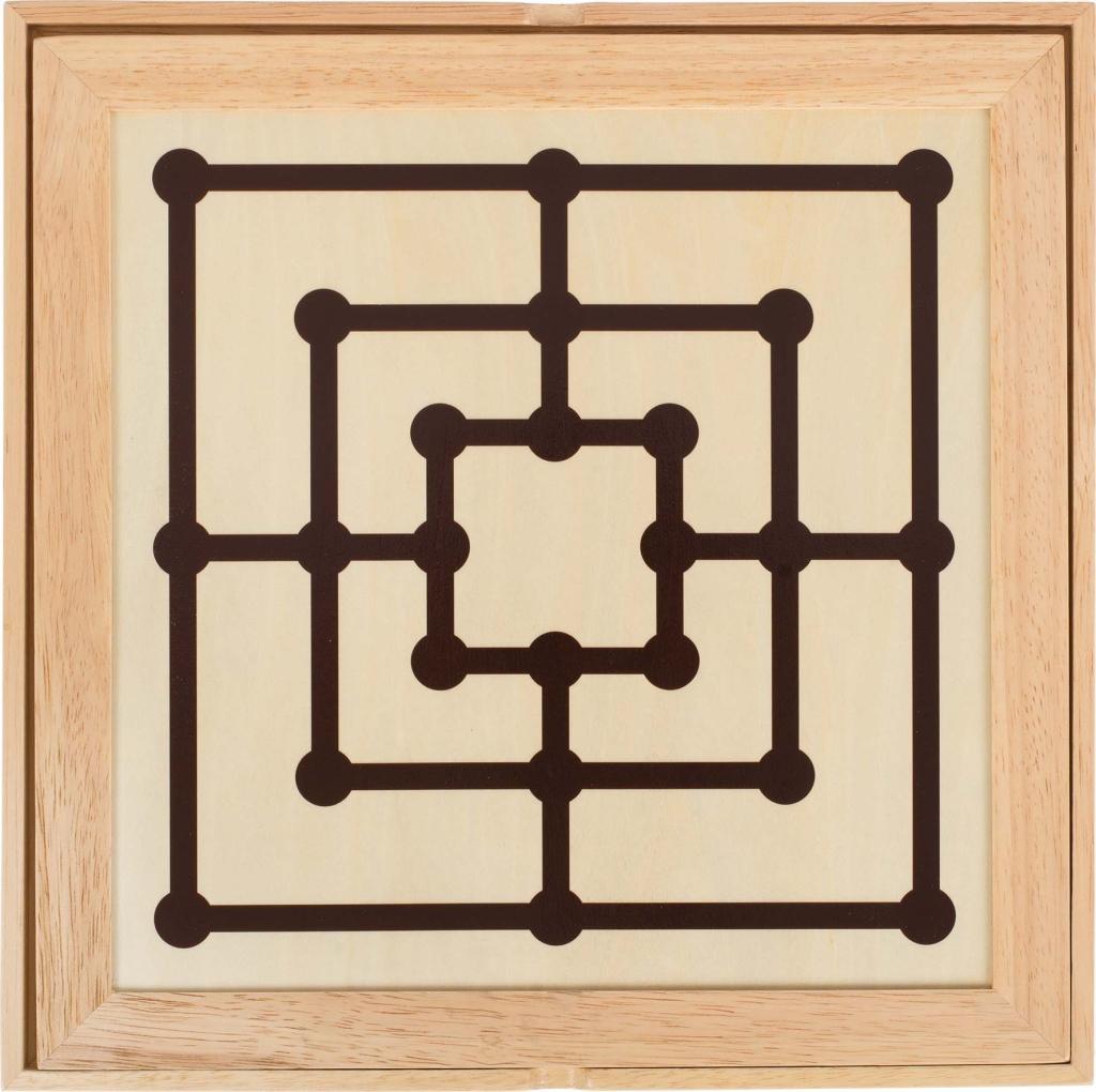 Beispielinhalt (Bild) Spiele-Set Schach-Dame-Mühle