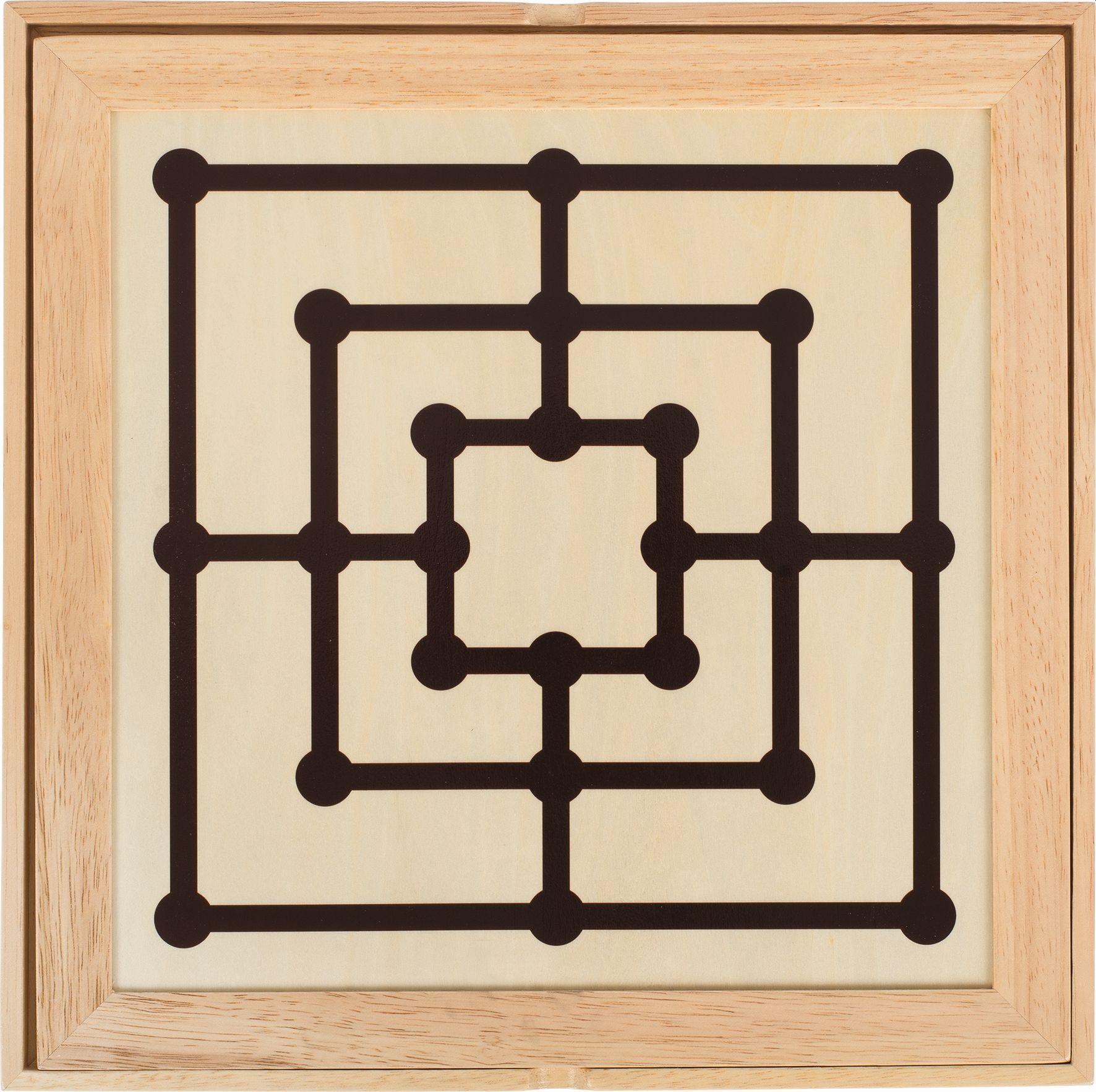 Beispielinhalt (Bild) Spiele-Set Schach-Dame-Mühle