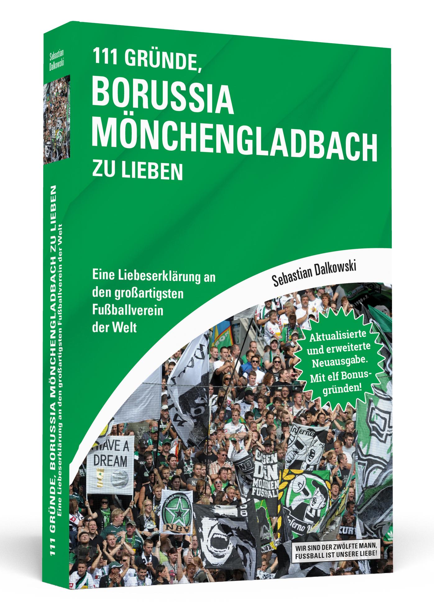 Vorderes Coverbild 111 Gründe, Borussia Mönchengladbach zu lieben