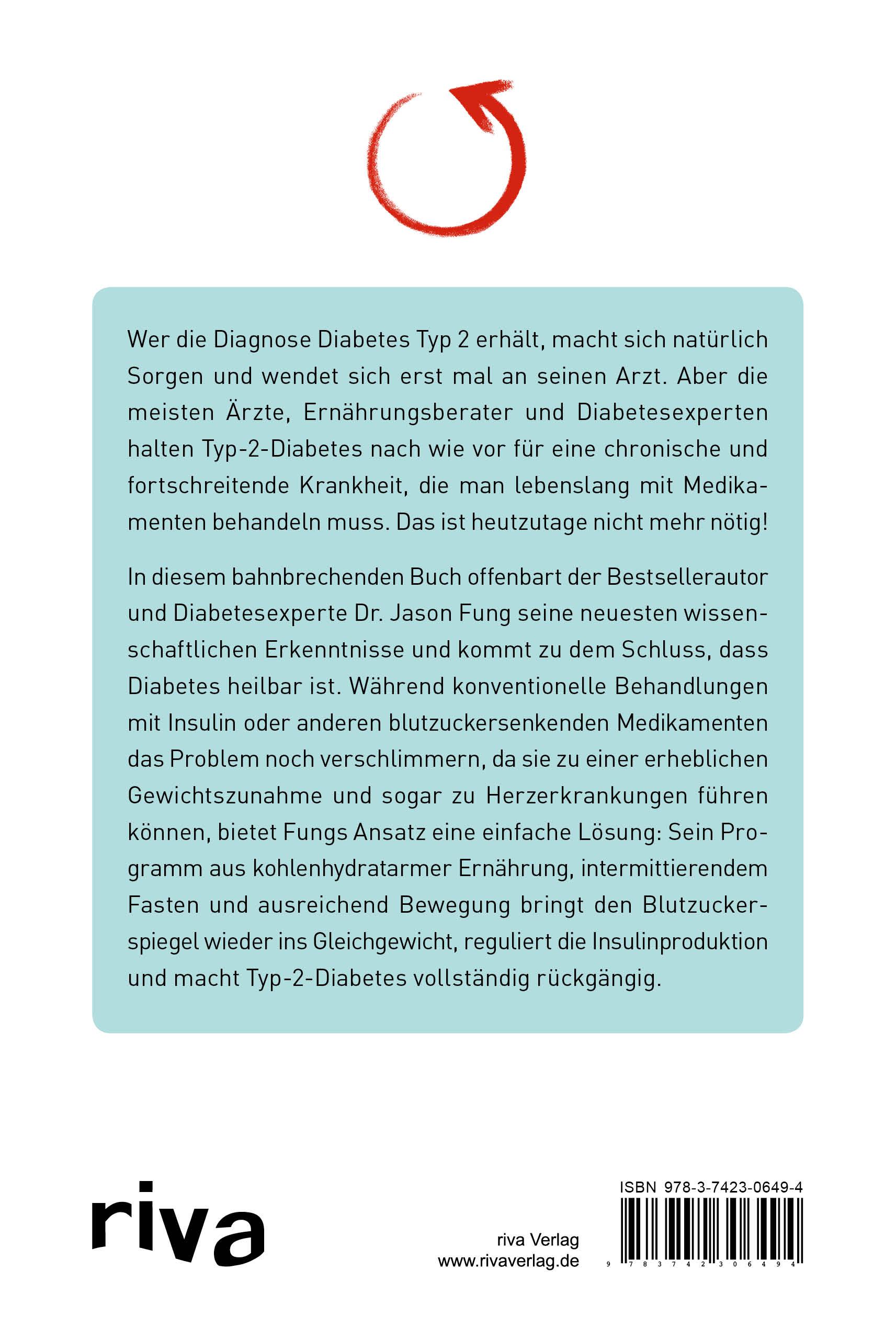 Rückseitencover Diabetes rückgängig machen